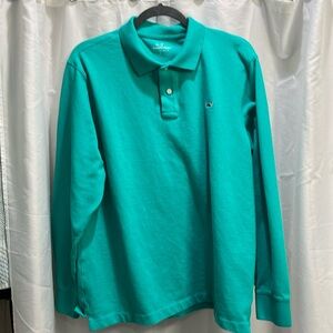 Men’s Vineyard Vine Long Sleeve Polo Size Large